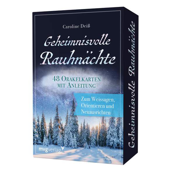 Kartenset: Geheimnisvolle Rauhnächte – 48 Orakelkarten mit Anleitung