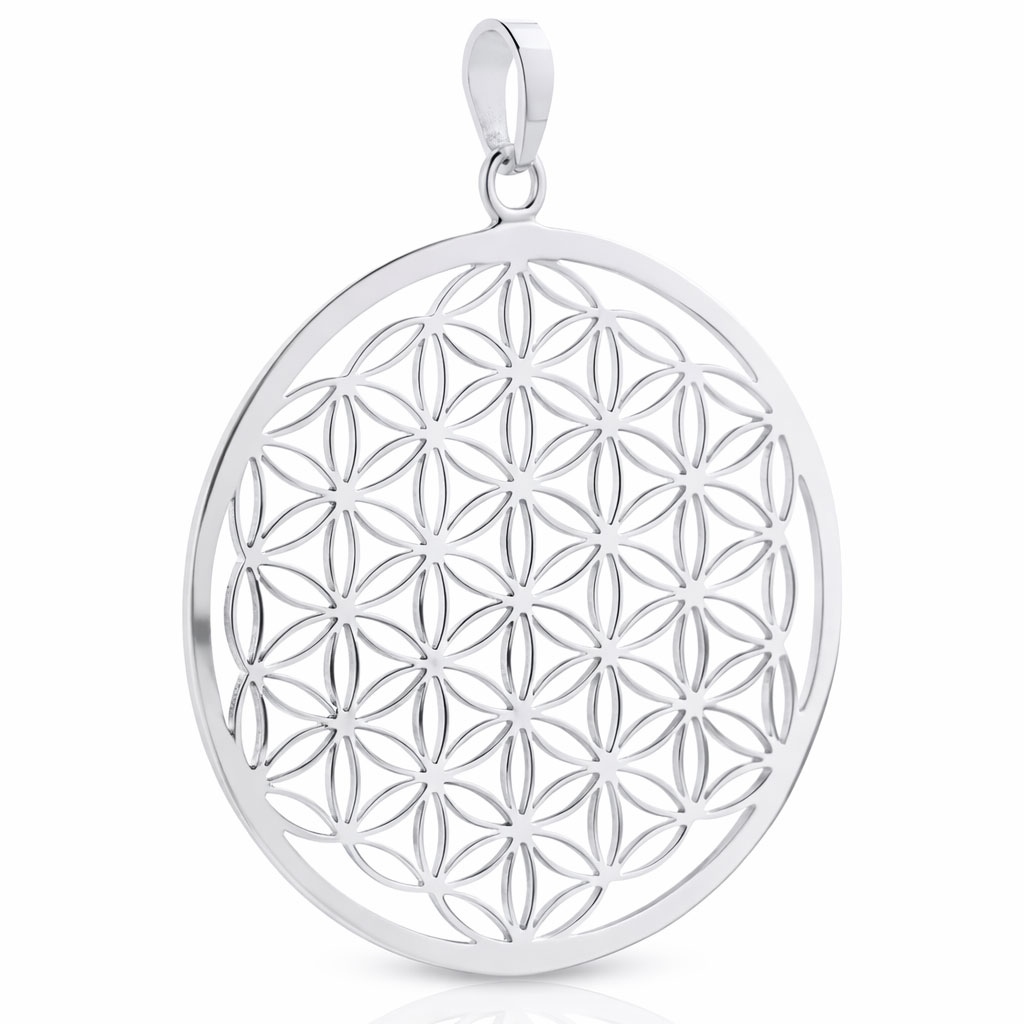 Anhänger "Blume des Lebens", Edelstahl