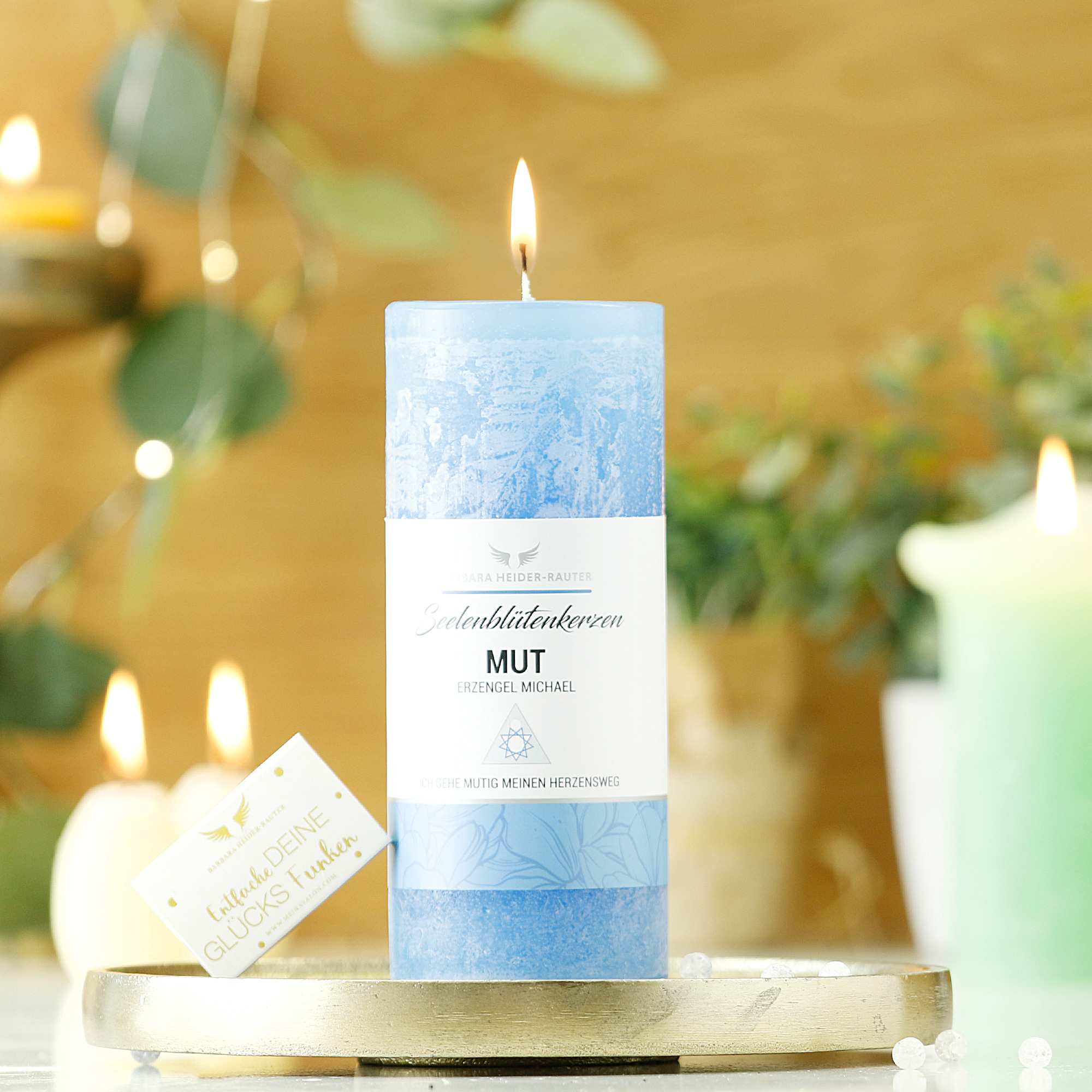Seelenblütenkerze Mut: Für mehr Mut, Antrieb und Umsetzung