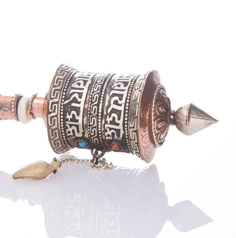 Gebetsmühle „Om Mani Padme Hum“ – Aktive Meditation