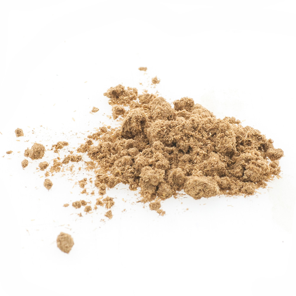 Weißes Sandelholzpulver dunkel zum Räuchern