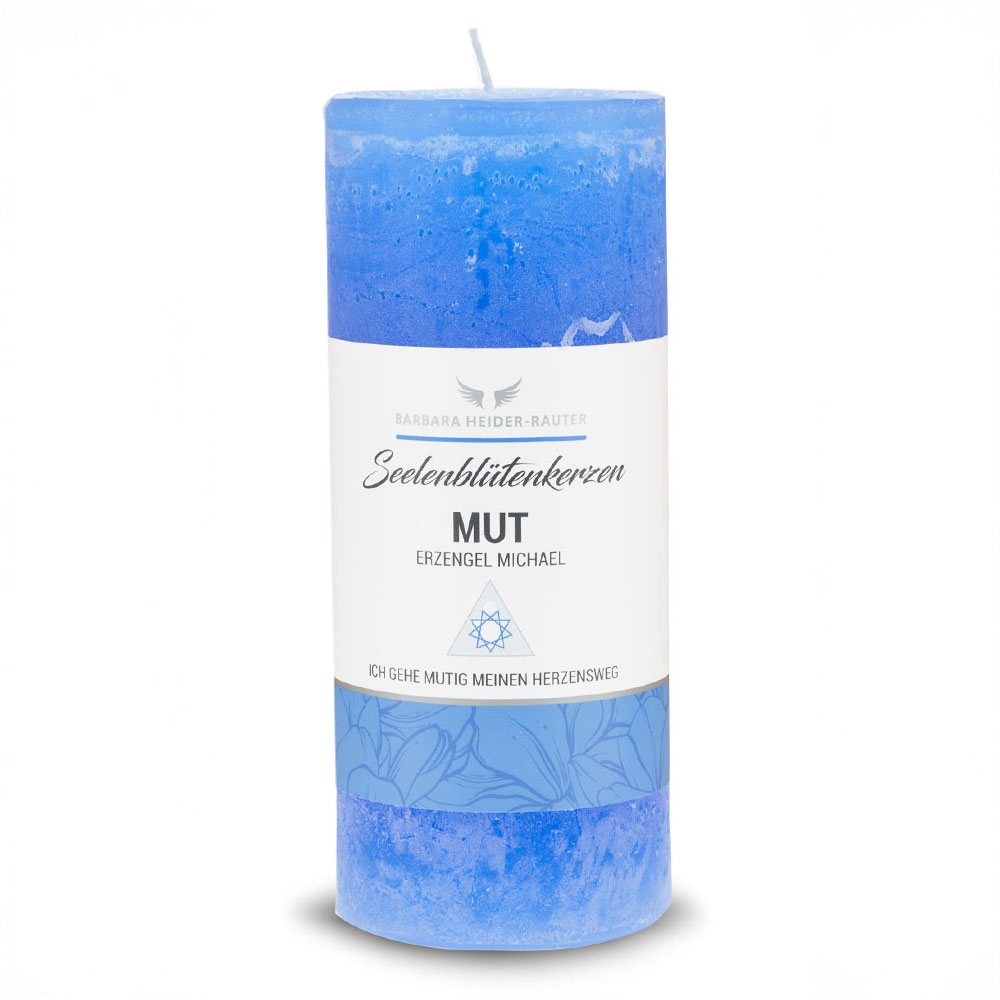 Seelenblütenkerze "Mut"