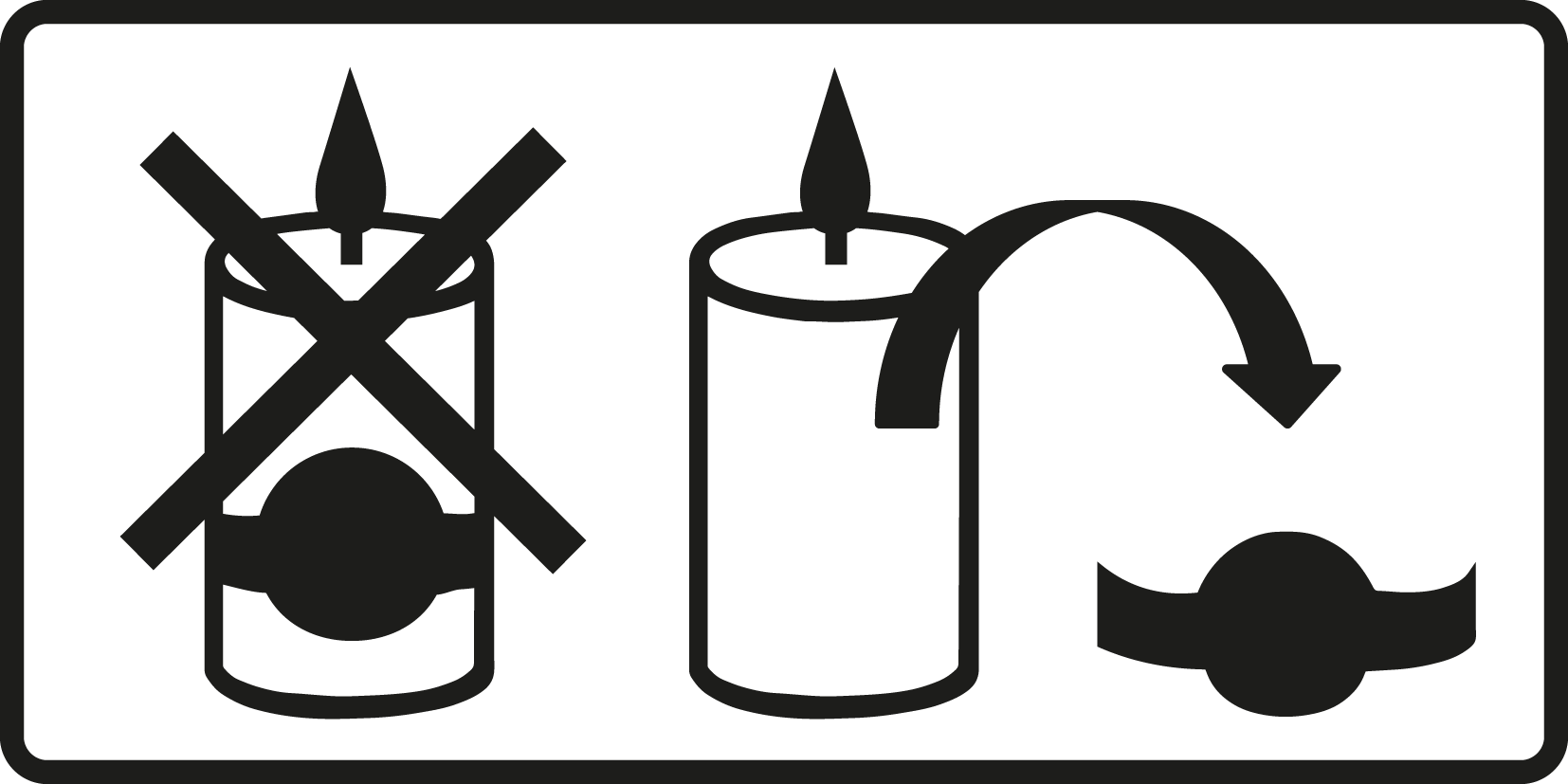 Symbol: Verpackung vor Gebrauch entfernen