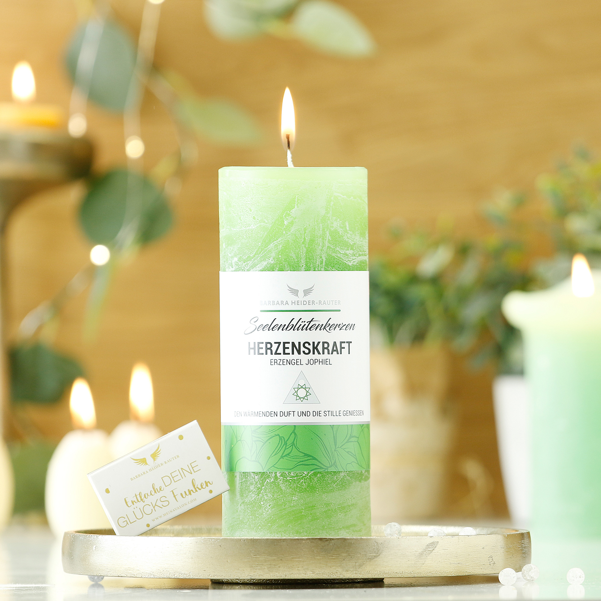 Seelenblütenkerze Herzenskraft von Barbara Heider-Rauter