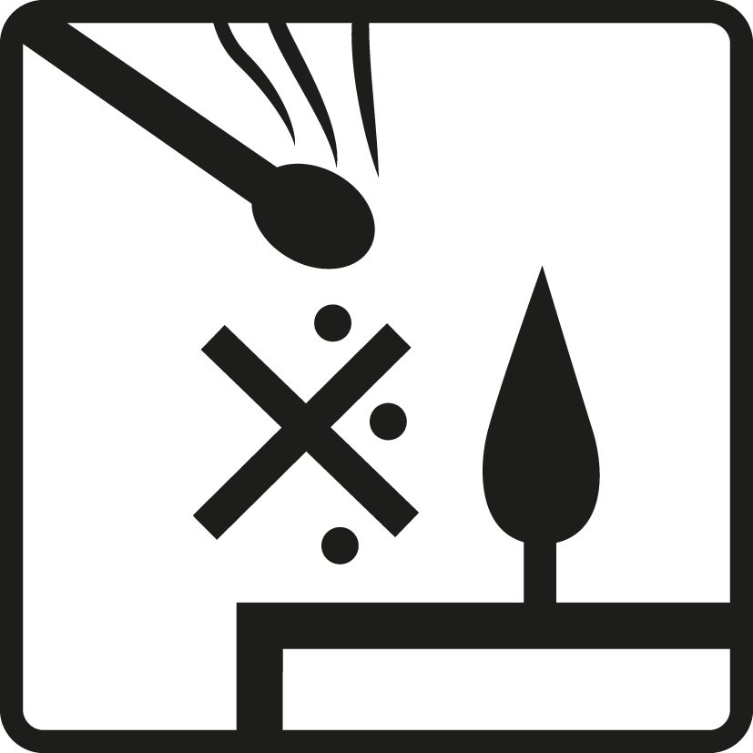 Symbol: Flüssiges Wachs sauber halten