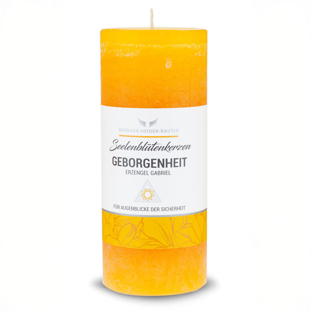 Seelenblütenkerze "Geborgenheit"