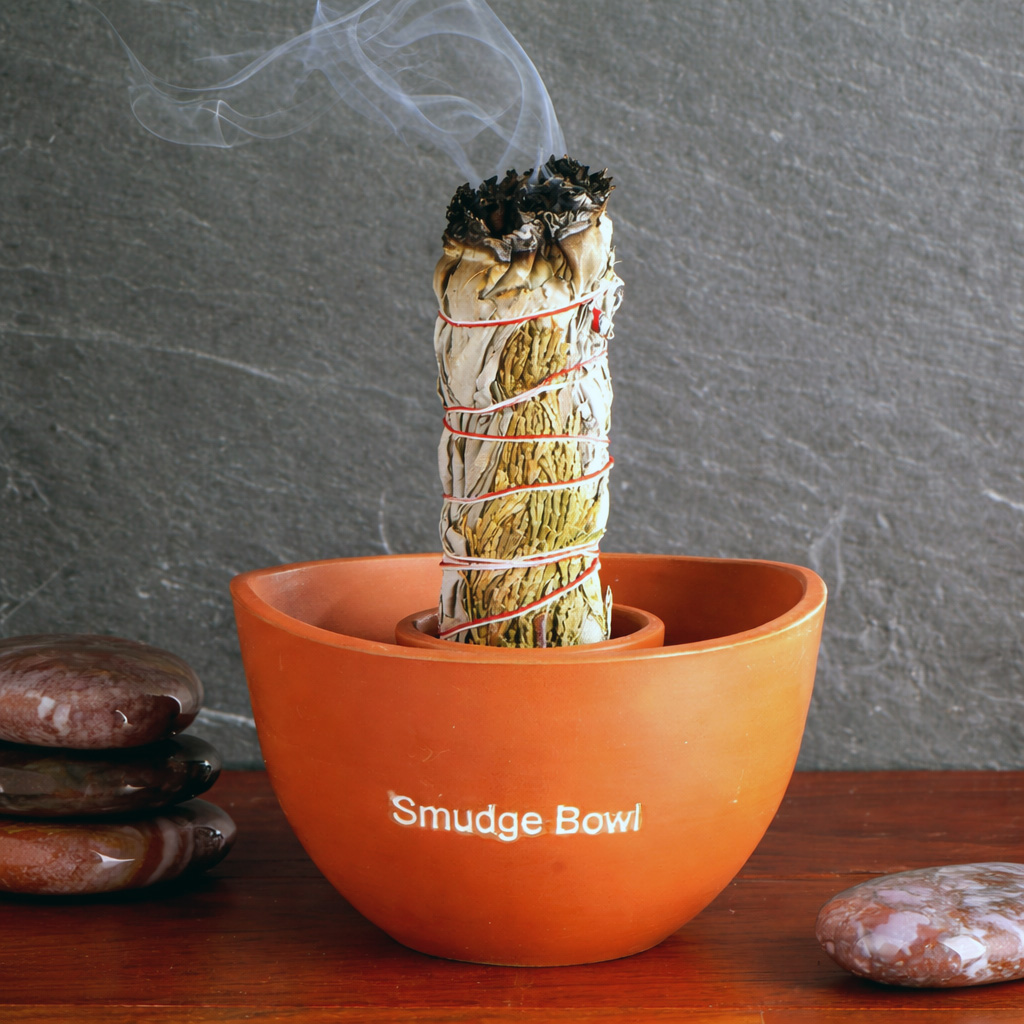 Smudge Bowl Terracotta – Die clevere Schale für Räucherbündel