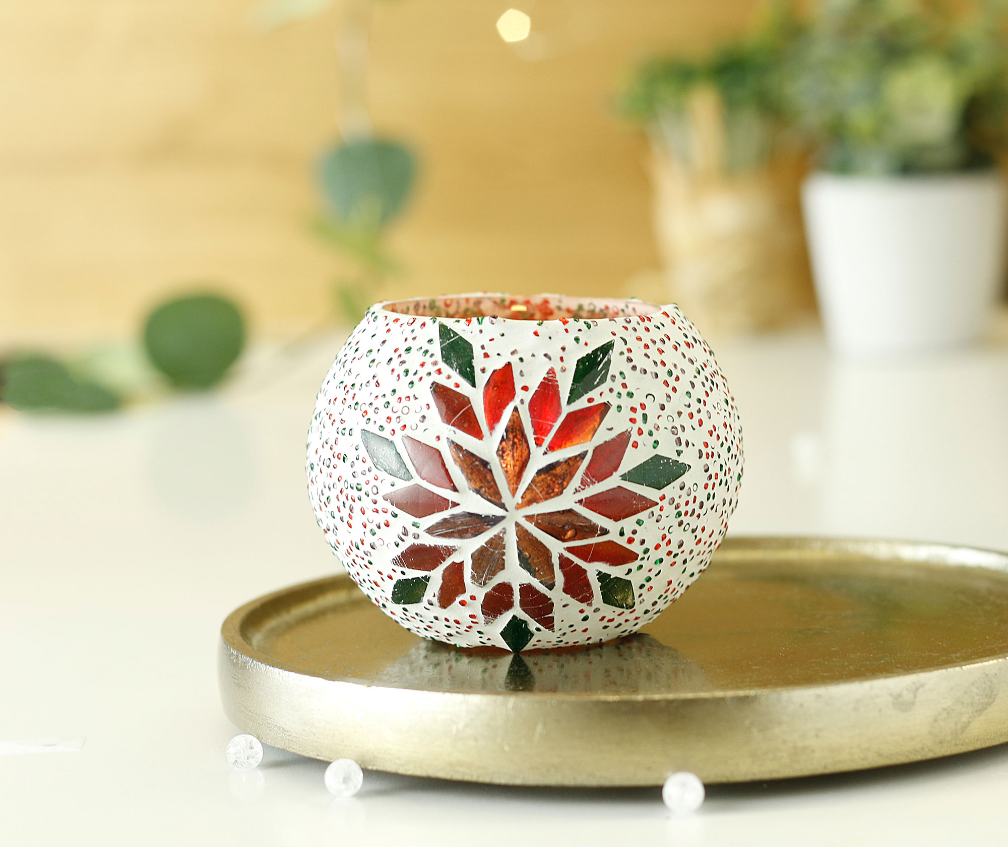 Teelichthalter Mosaik