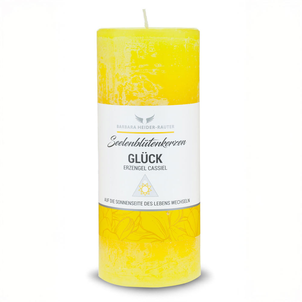 Seelenblütenkerze "Glück"