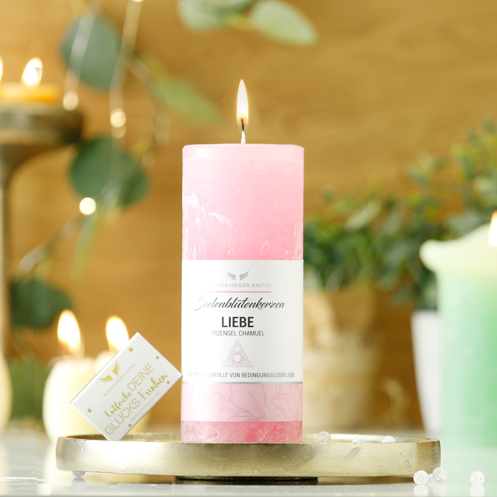 Seelenblütenkerze Liebe: Für mehr Liebe, Mitgefühl und Verständnis