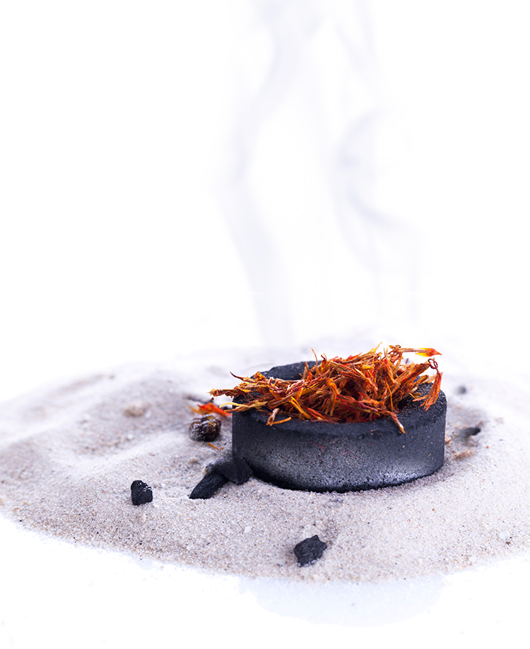 Saflorblüten Räucherwerk