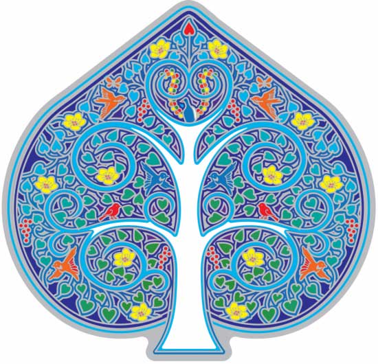 Fensterbild Baum des Lebens