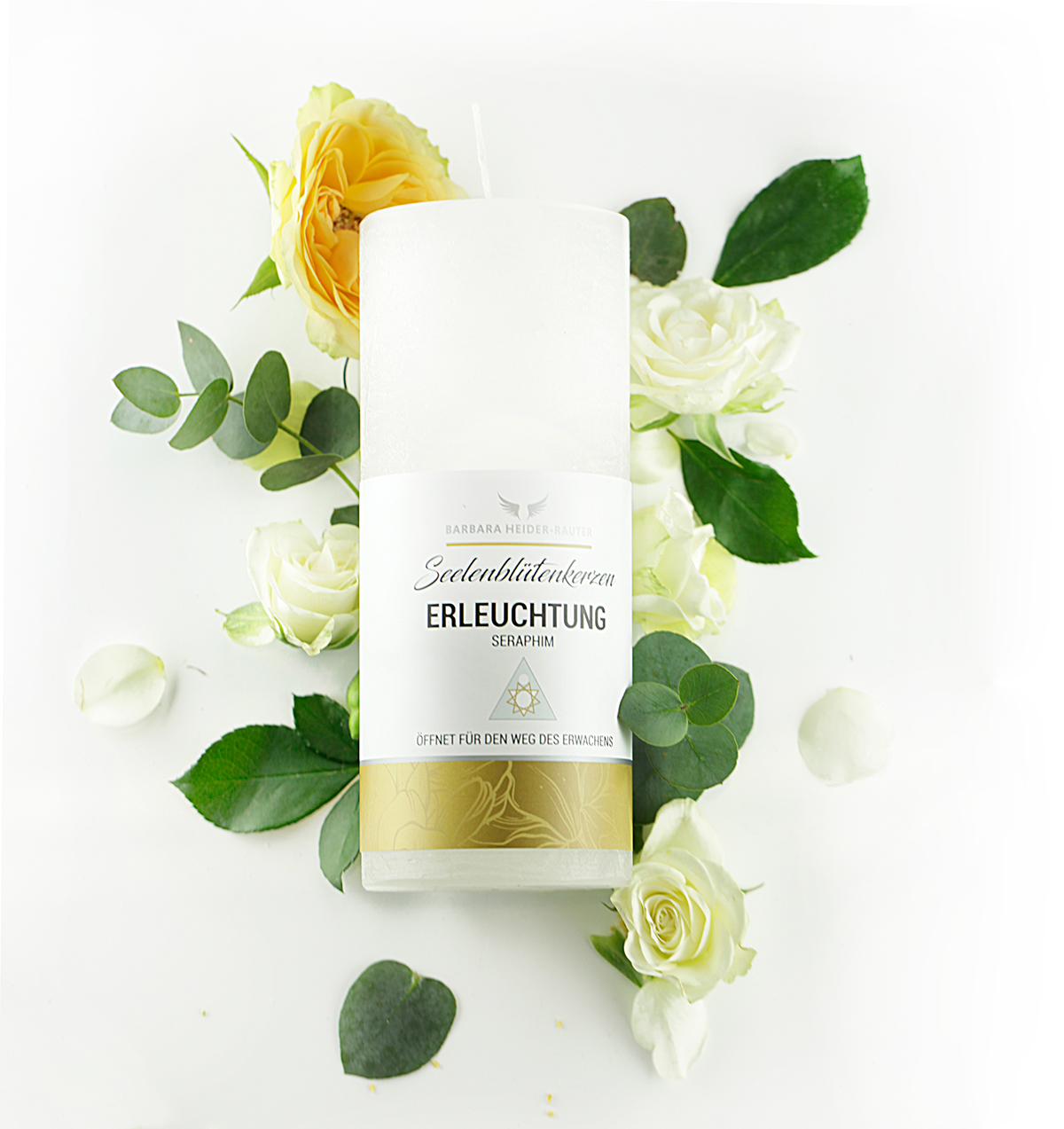 Die Seelenblütenkerze Erleuchtung von Barbara Heider-Rauter