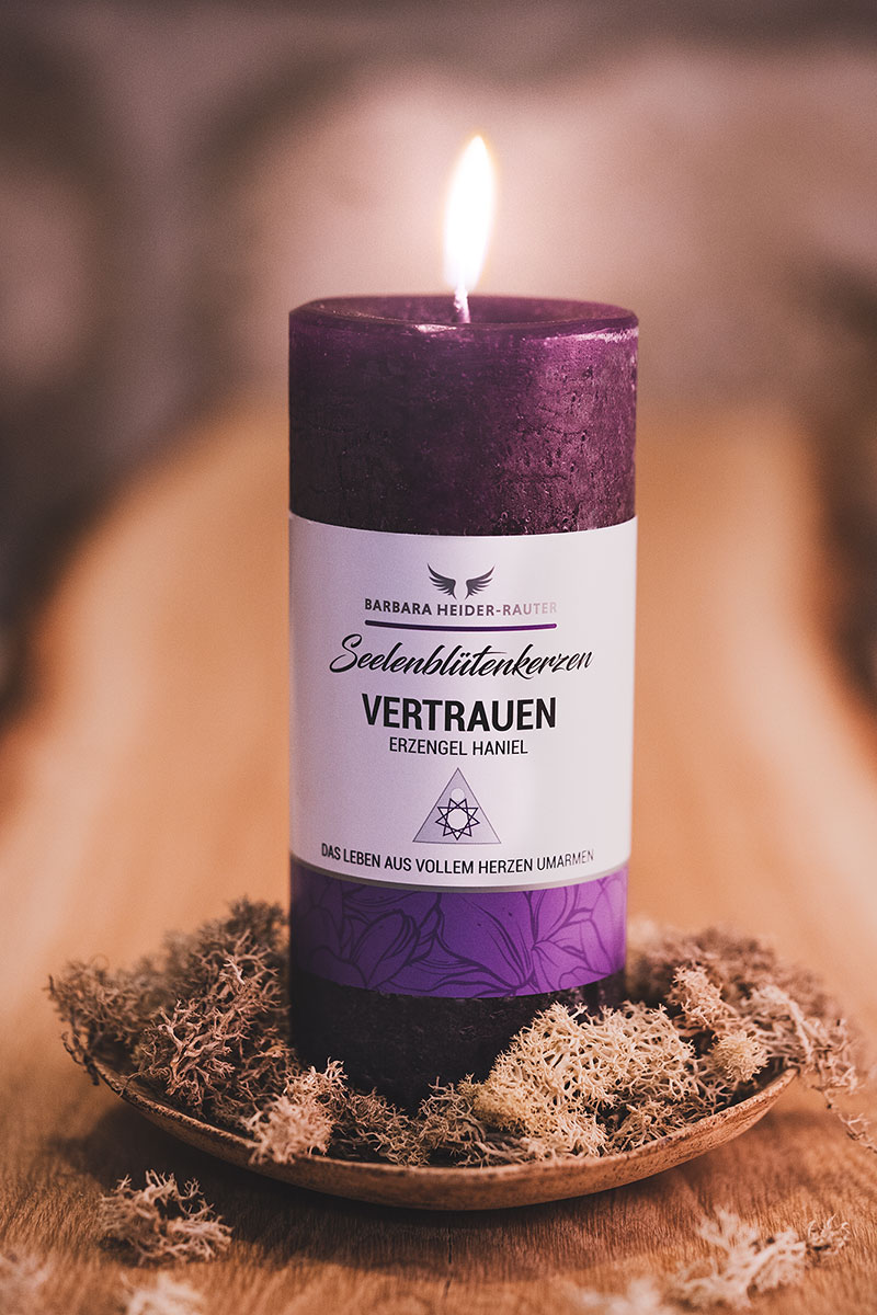 Seelenblütenkerze Vertrauen