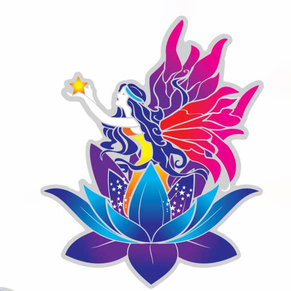 Fensterbild Lotus Elfe