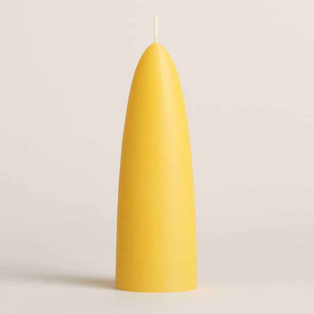 Bienenwachskerze im Kuppeldesign