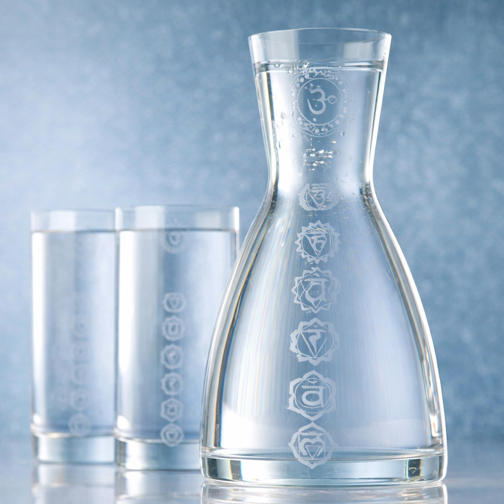 Chakra-Wasser-Karaffe