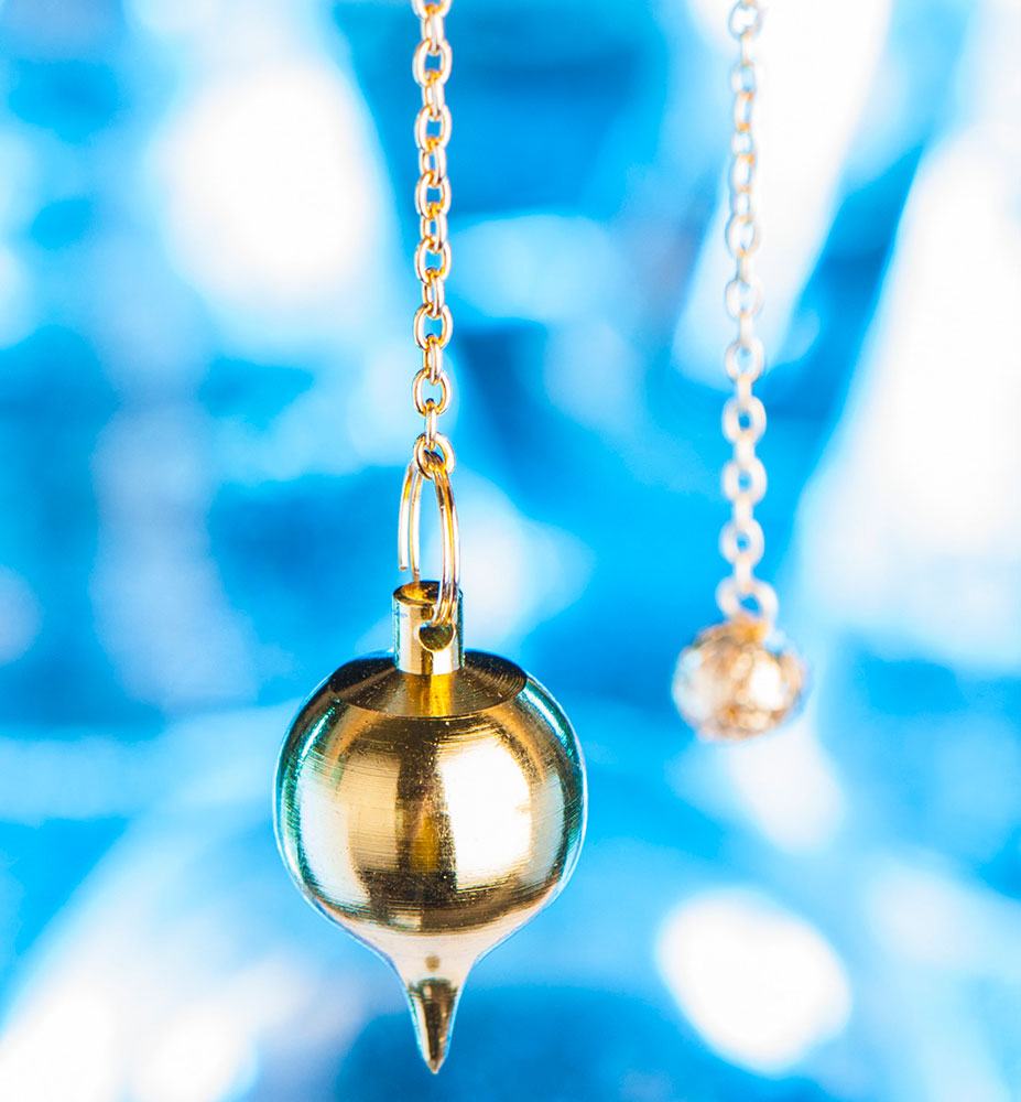 Kugelpendel, vergoldet