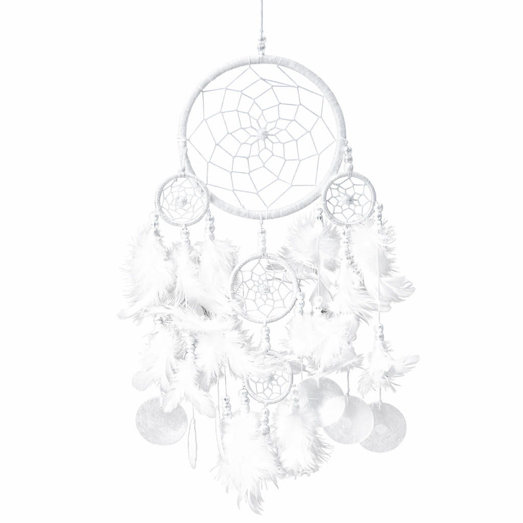 Traumfänger mit Capiz-Muscheln